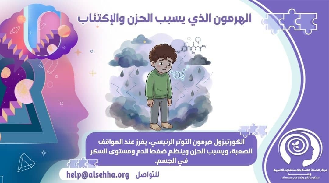 ما هو الهرمون الذي يسبب الحزن والإكتئاب ووظيفته